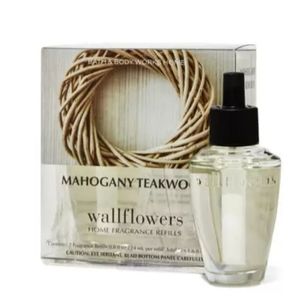MAHOGANY TEAKWOOD WALLFLOWERS REFILLS 2-PACK